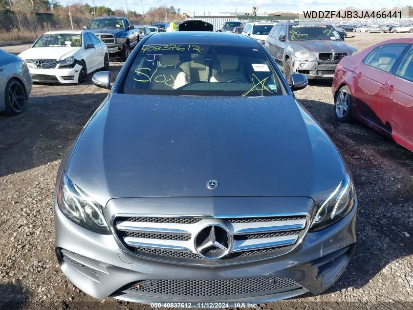 2018 Mercedes-Benz E 300 VIN: WDDZF4JB3JA466441 Lot: 40837612