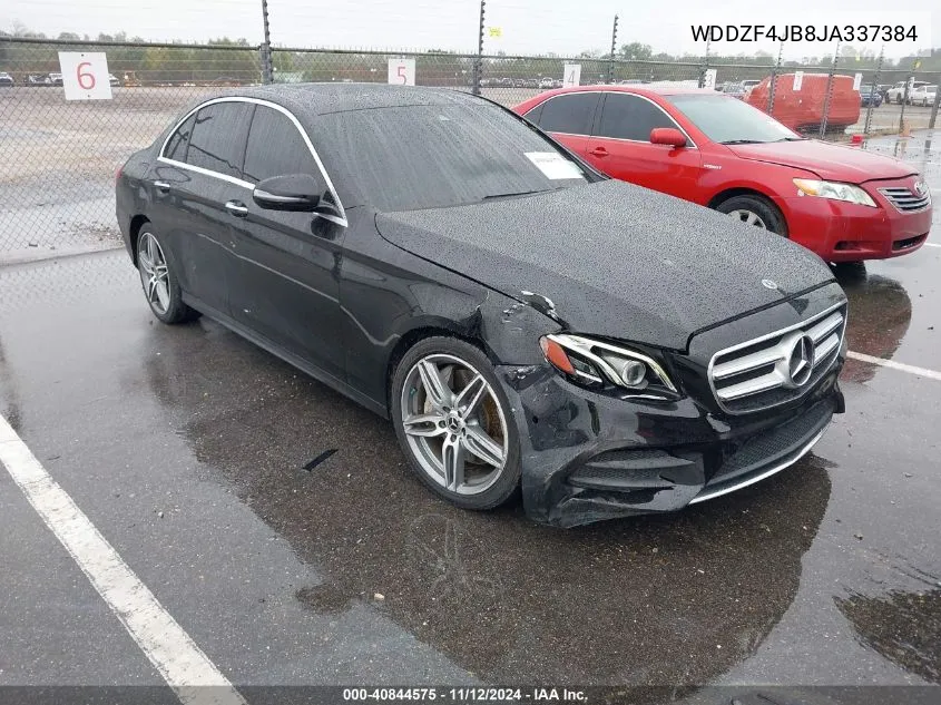 2018 Mercedes-Benz E 300 VIN: WDDZF4JB8JA337384 Lot: 40844575