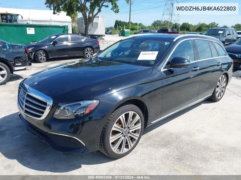 2019 Mercedes-Benz E 450 4Matic VIN: WDDZH6JB4KA622803 Lot: 40003304