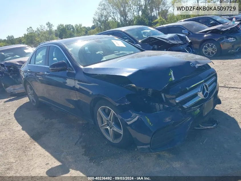 2019 Mercedes-Benz E 300 4Matic VIN: WDDZF4KB0KA509729 Lot: 40236492