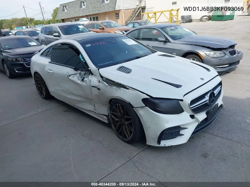 2019 Mercedes-Benz E Amg 53 VIN: WDD1J6BB3KF093069 Lot: 40344200