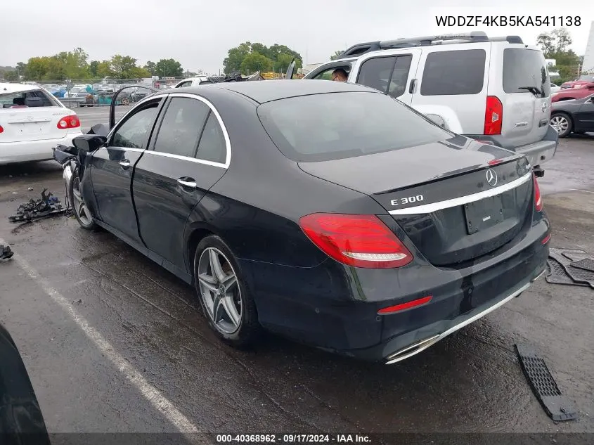 WDDZF4KB5KA541138 2019 Mercedes-Benz E 300 4Matic