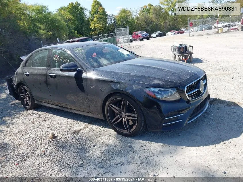 2019 Mercedes-Benz Amg E 53 4Matic VIN: WDDZF6BB8KA590331 Lot: 40371337