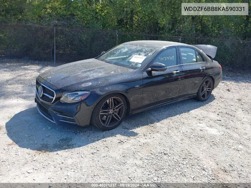 2019 Mercedes-Benz Amg E 53 4Matic VIN: WDDZF6BB8KA590331 Lot: 40371337