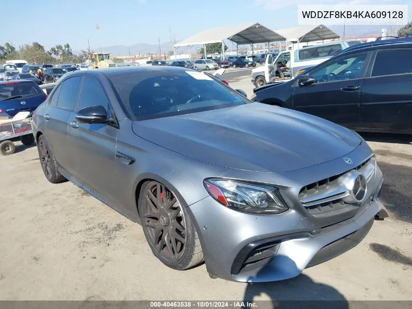 2019 Mercedes-Benz E 63 Amg-S 4Matic VIN: WDDZF8KB4KA609128 Lot: 40463538