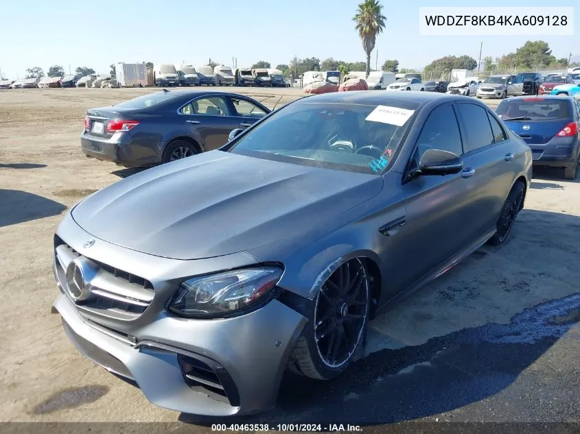 2019 Mercedes-Benz E 63 Amg-S 4Matic VIN: WDDZF8KB4KA609128 Lot: 40463538