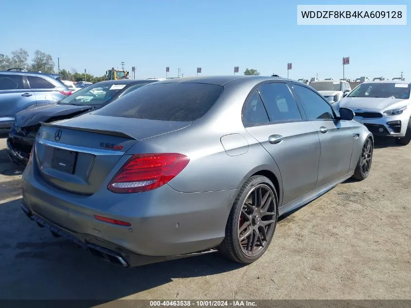 2019 Mercedes-Benz E 63 Amg-S 4Matic VIN: WDDZF8KB4KA609128 Lot: 40463538