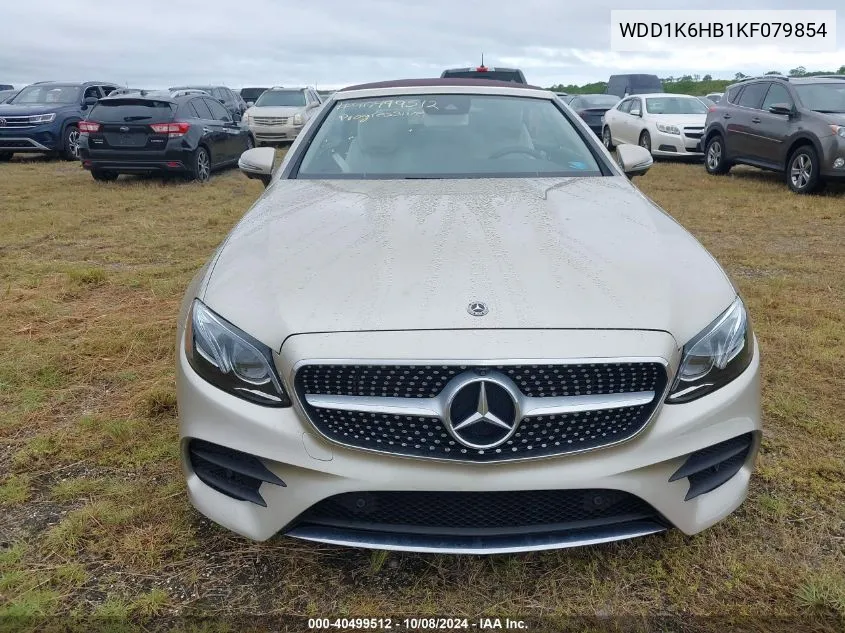 2019 Mercedes-Benz E 450 VIN: WDD1K6HB1KF079854 Lot: 40883968