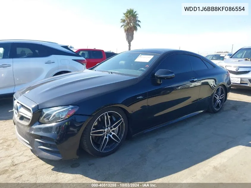 2019 Mercedes-Benz Amg E 53 4Matic VIN: WDD1J6BB8KF086554 Lot: 40513255