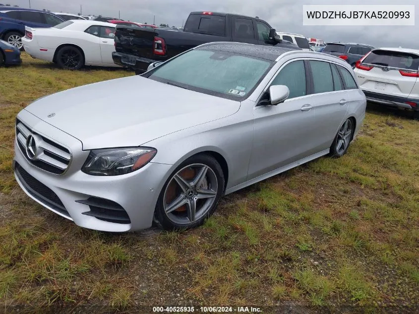 2019 Mercedes-Benz E 450 4Matic VIN: WDDZH6JB7KA520993 Lot: 40525935