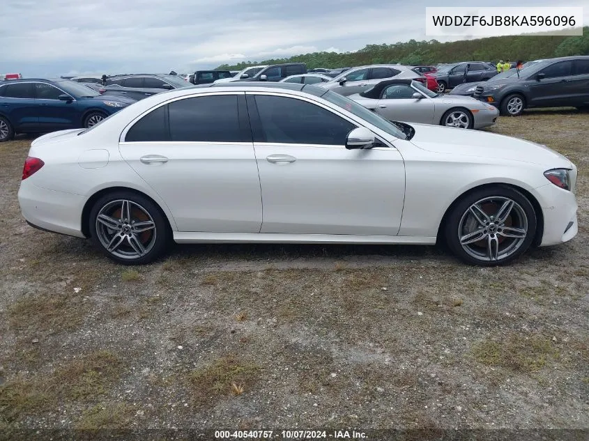 2019 Mercedes-Benz E 450 4Matic VIN: WDDZF6JB8KA596096 Lot: 40540757