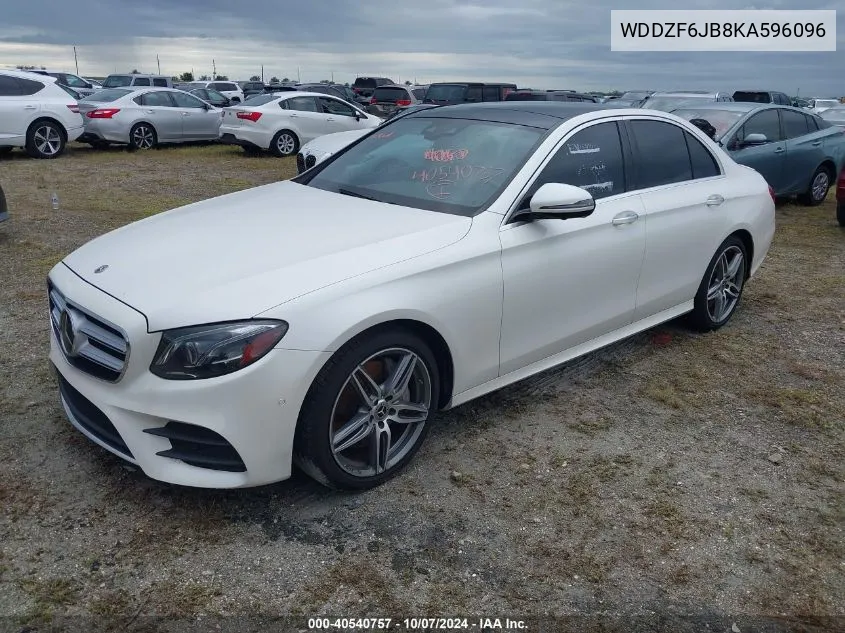 2019 Mercedes-Benz E 450 4Matic VIN: WDDZF6JB8KA596096 Lot: 40540757