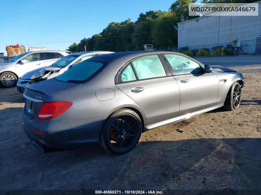 2019 Mercedes-Benz Amg E 63 S 4Matic VIN: WDDZF8KBXKA546679 Lot: 40560271