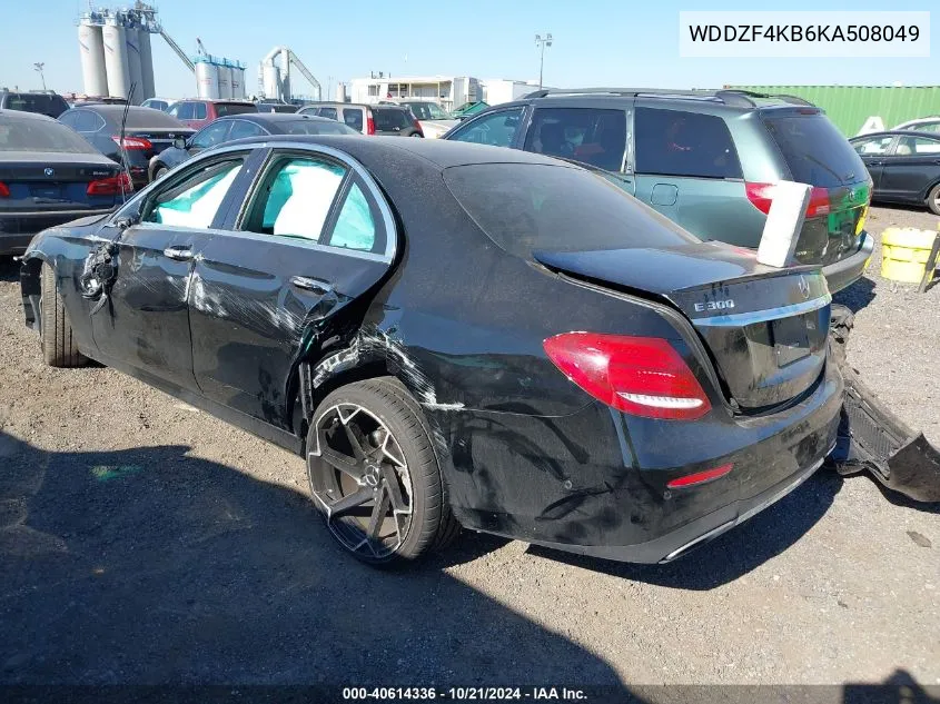 2019 Mercedes-Benz E 300 4Matic VIN: WDDZF4KB6KA508049 Lot: 40614336