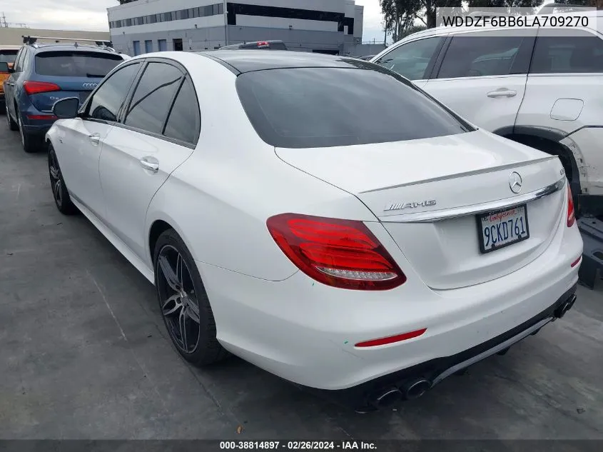 2020 Mercedes-Benz Amg E 53 4Matic VIN: WDDZF6BB6LA709270 Lot: 38814897