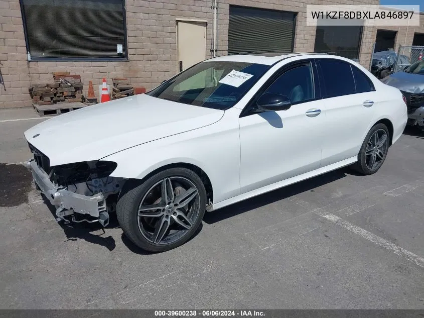 2020 Mercedes-Benz E 350 VIN: W1KZF8DBXLA846897 Lot: 39600238