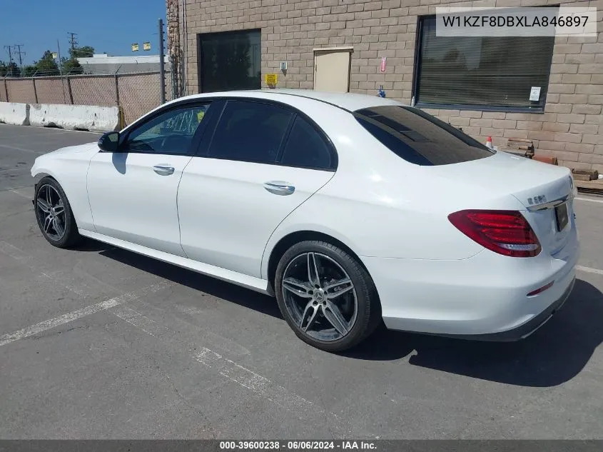 2020 Mercedes-Benz E 350 VIN: W1KZF8DBXLA846897 Lot: 39600238