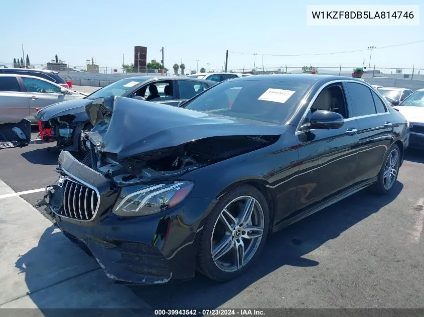 2020 Mercedes-Benz E 350 VIN: W1KZF8DB5LA814746 Lot: 39943542