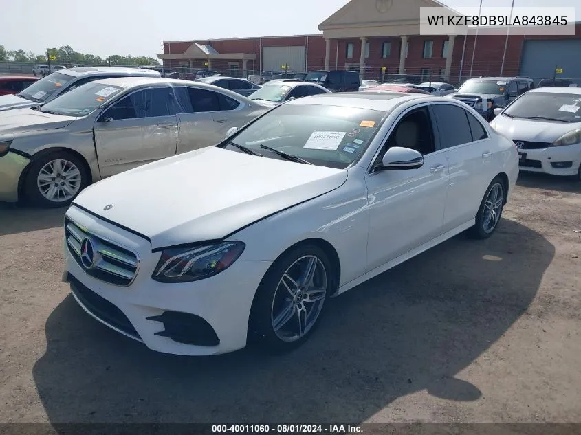 2020 Mercedes-Benz E 350 VIN: W1KZF8DB9LA843845 Lot: 40011060