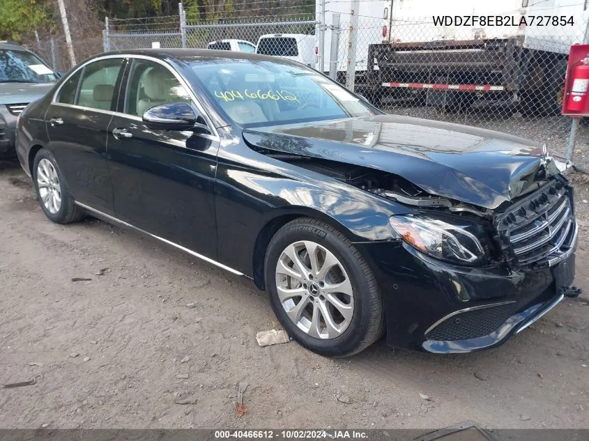 2020 Mercedes-Benz E 350 4Matic VIN: WDDZF8EB2LA727854 Lot: 40466612