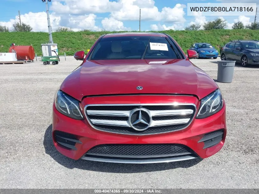 2020 Mercedes-Benz E 350 VIN: WDDZF8DB0LA718166 Lot: 40474365