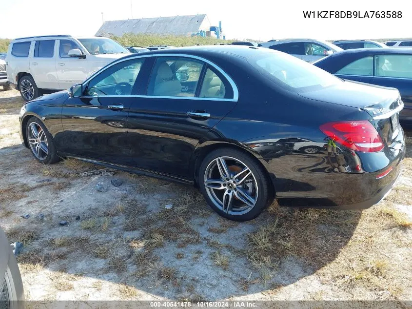 2020 Mercedes-Benz E 350 VIN: W1KZF8DB9LA763588 Lot: 40541478