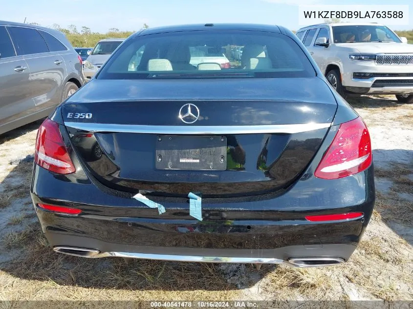 2020 Mercedes-Benz E 350 VIN: W1KZF8DB9LA763588 Lot: 40541478