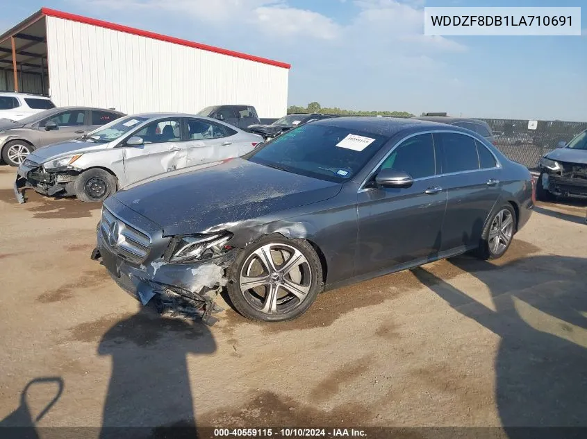 2020 Mercedes-Benz E 350 VIN: WDDZF8DB1LA710691 Lot: 40559115