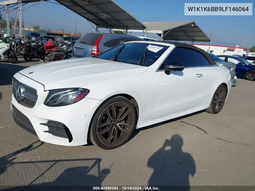 2020 Mercedes-Benz Amg E 53 4Matic VIN: W1K1K6BB9LF146064 Lot: 40595393