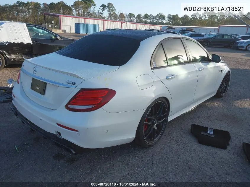 2020 Mercedes-Benz Amg E 63 S 4Matic VIN: WDDZF8KB1LA718521 Lot: 40720119