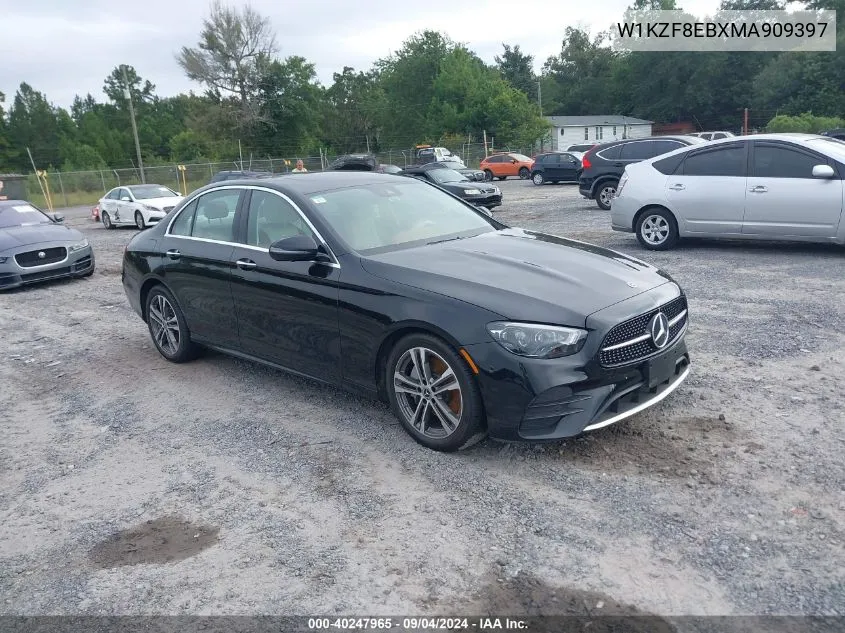 2021 Mercedes-Benz E 350 4Matic VIN: W1KZF8EBXMA909397 Lot: 40247965