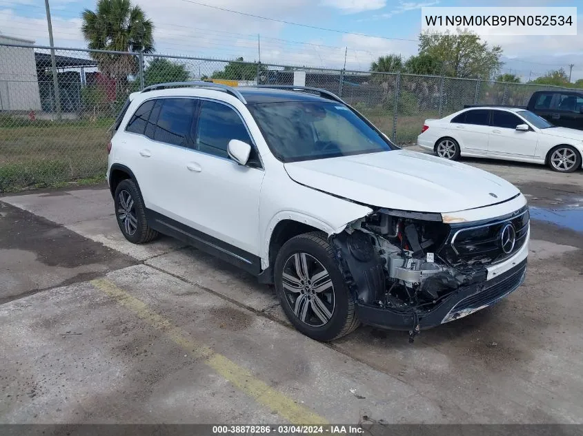 2023 Mercedes-Benz Eqb 300 Suv 4Matic VIN: W1N9M0KB9PN052534 Lot: 38878286