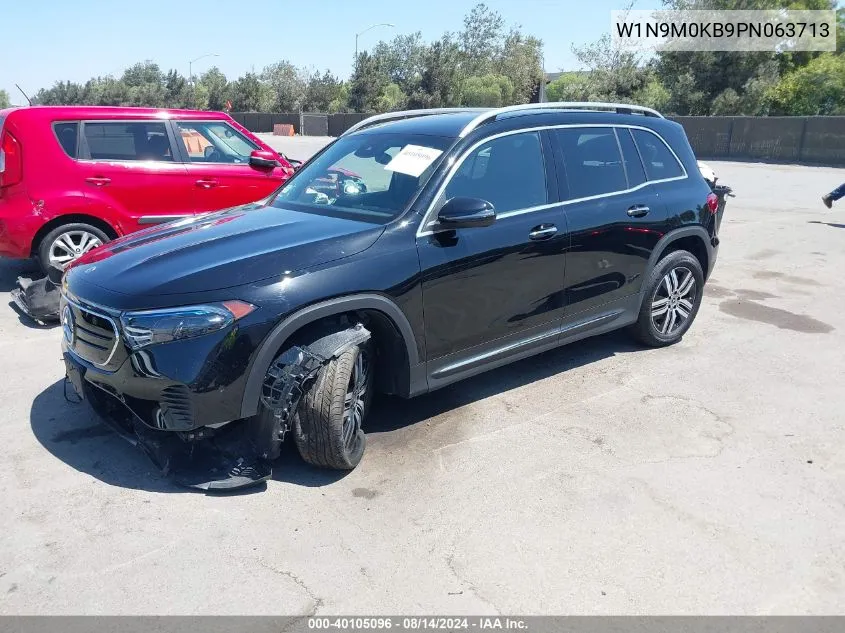 2023 Mercedes-Benz Eqb 300 Suv 4Matic VIN: W1N9M0KB9PN063713 Lot: 40105096