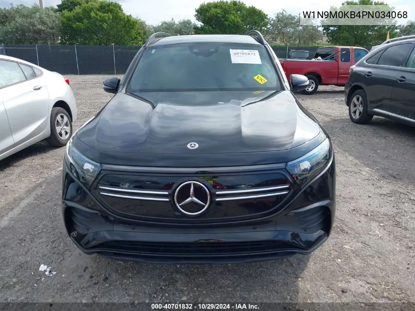 2023 Mercedes-Benz Eqb 300 Suv 4Matic VIN: W1N9M0KB4PN034068 Lot: 40701832