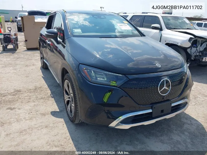 2023 Mercedes-Benz Eqe 350+ Suv VIN: 4JGGM2BB1PA011702 Lot: 40053249