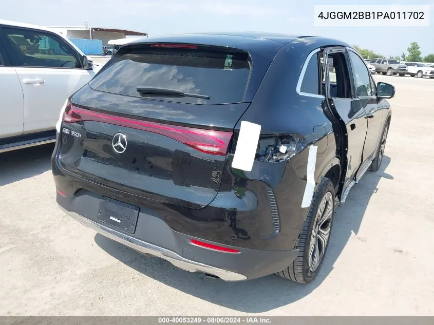 2023 Mercedes-Benz Eqe 350+ Suv VIN: 4JGGM2BB1PA011702 Lot: 40053249