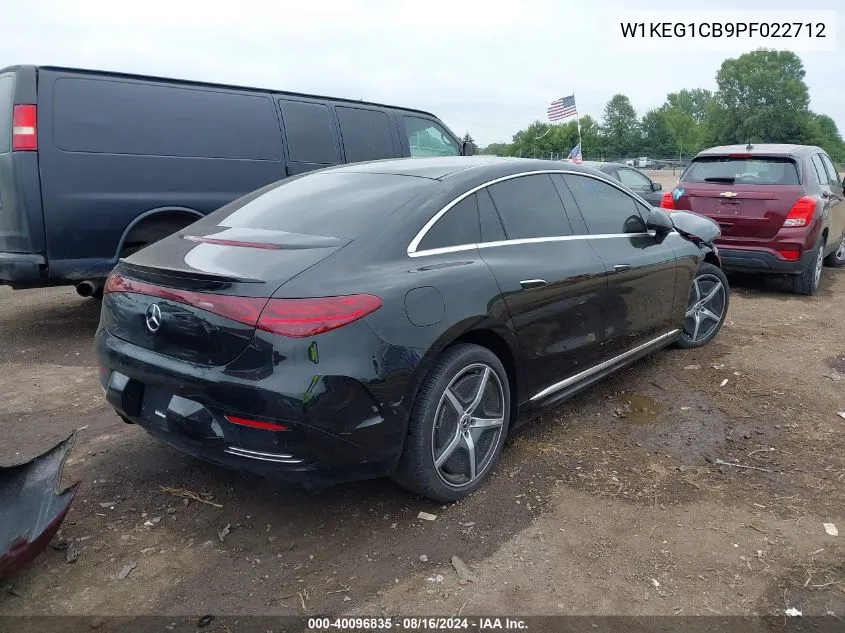 2023 Mercedes-Benz Eqe 350 4Matic VIN: W1KEG1CB9PF022712 Lot: 40096835