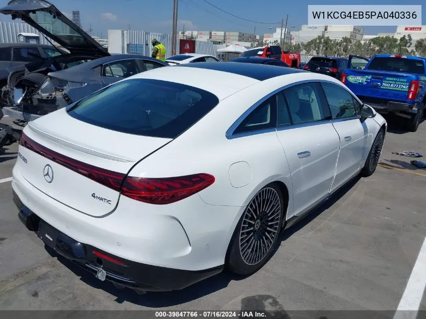 2023 Mercedes-Benz Eqs 580 4Matic VIN: W1KCG4EB5PA040336 Lot: 39847766