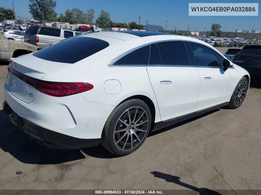 2023 Mercedes-Benz Eqs 580 4Matic VIN: W1KCG4EB0PA032886 Lot: 39994033