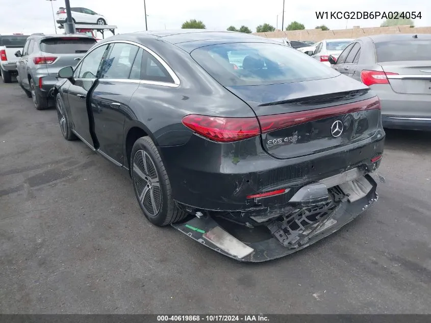 2023 Mercedes-Benz Eqs 450+ VIN: W1KCG2DB6PA024054 Lot: 40619868