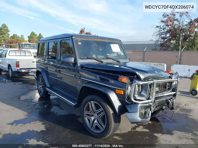 2013 Mercedes-Benz G 63 Amg 4Matic VIN: WDCYC7DF4DX206074 Lot: 40802277