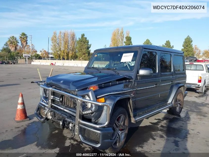 2013 Mercedes-Benz G 63 Amg 4Matic VIN: WDCYC7DF4DX206074 Lot: 40802277