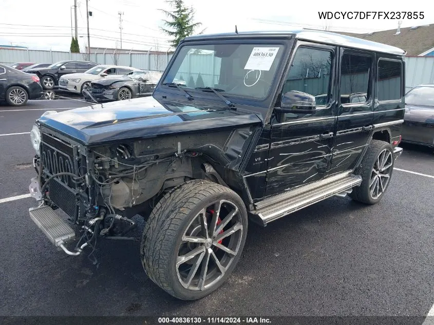 2015 Mercedes-Benz G 63 Amg 4Matic VIN: WDCYC7DF7FX237855 Lot: 40836130