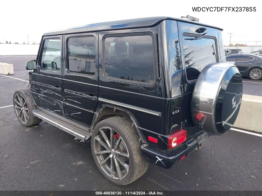 2015 Mercedes-Benz G 63 Amg 4Matic VIN: WDCYC7DF7FX237855 Lot: 40836130