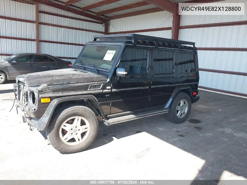 2002 Mercedes-Benz G 500 VIN: WDCYR49E82X128800 Lot: 39937750