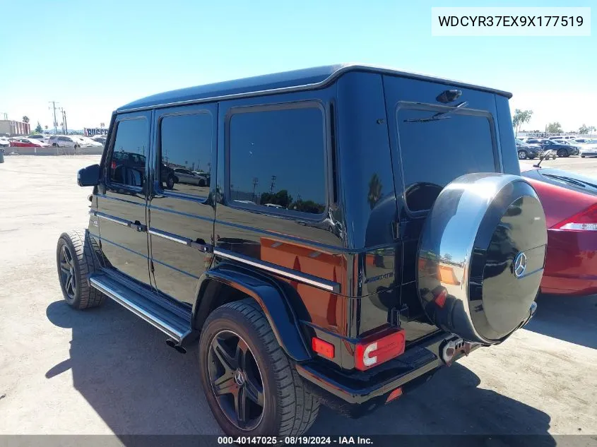 2009 Mercedes-Benz G 550 4Matic VIN: WDCYR37EX9X177519 Lot: 40147025