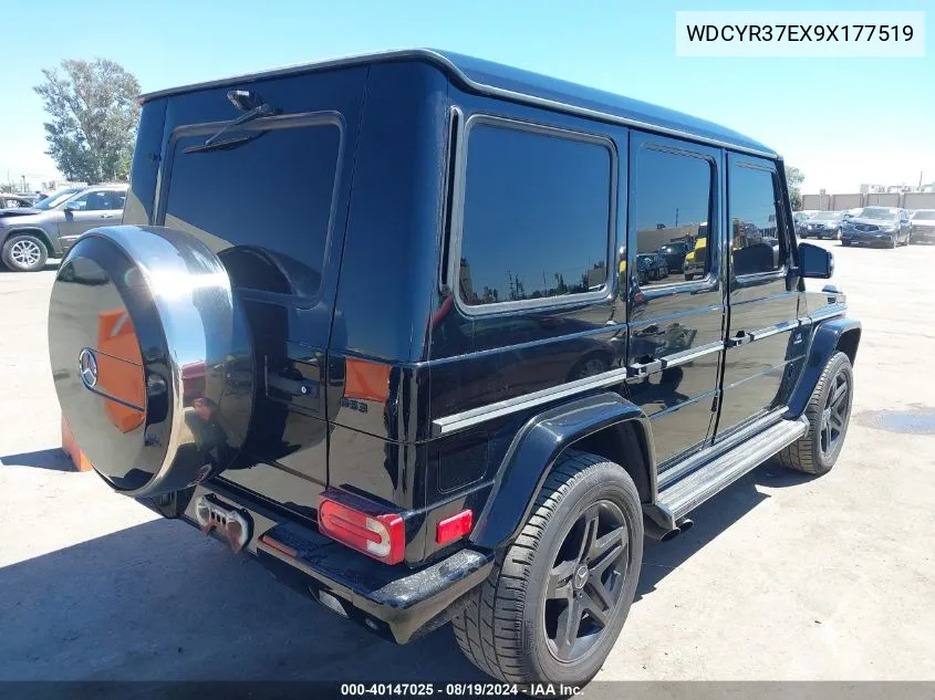 2009 Mercedes-Benz G 550 4Matic VIN: WDCYR37EX9X177519 Lot: 40147025