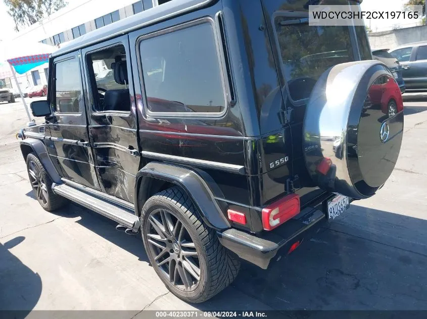 2012 Mercedes-Benz G 550 4Matic VIN: WDCYC3HF2CX197165 Lot: 40230371