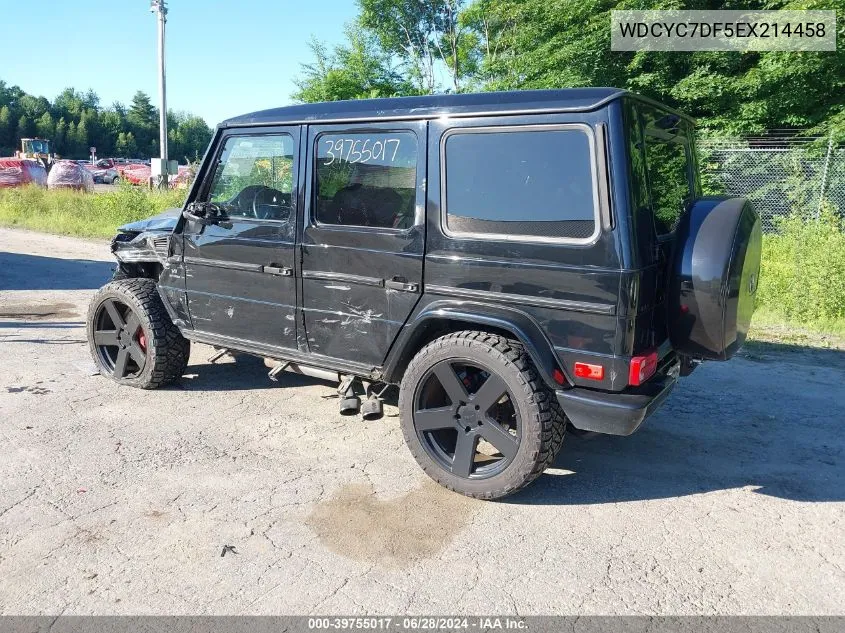 WDCYC7DF5EX214458 2014 Mercedes-Benz G 63 Amg 4Matic