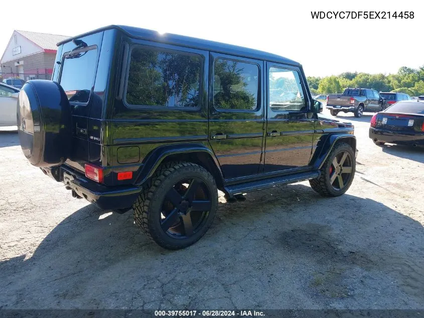 WDCYC7DF5EX214458 2014 Mercedes-Benz G 63 Amg 4Matic